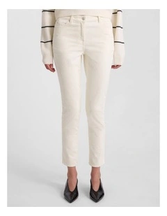 Celine Corduroy Pant in Ivory
