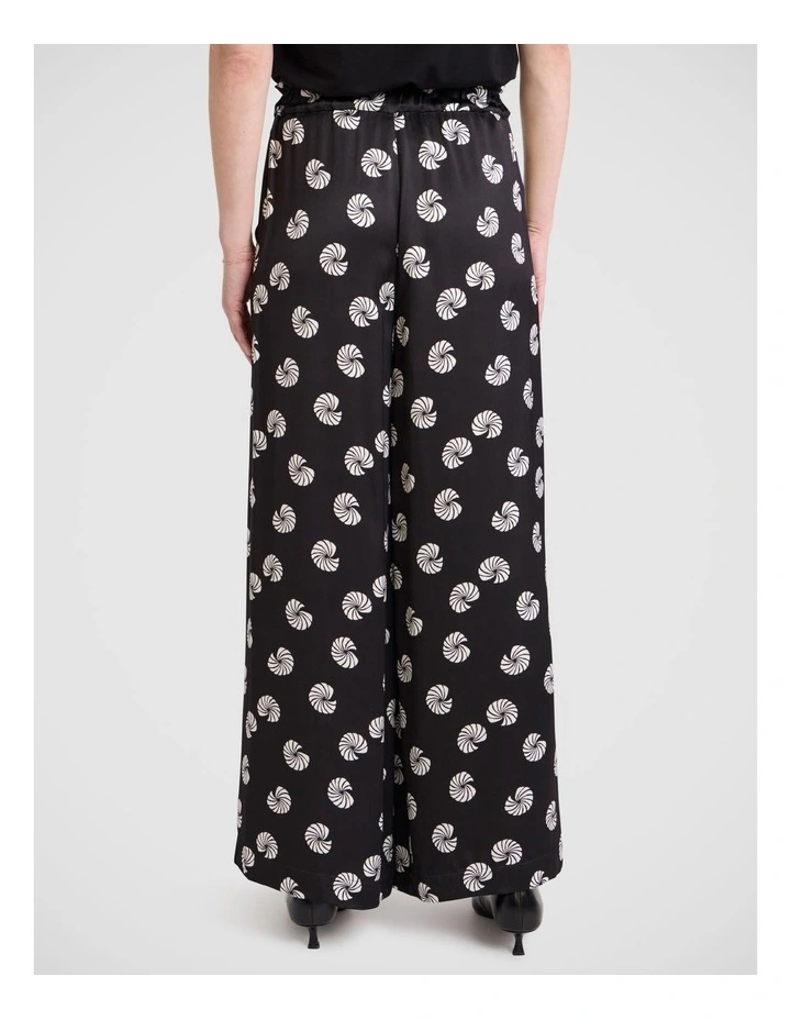 Roberta Wide Leg Pant in Black Multi image 4