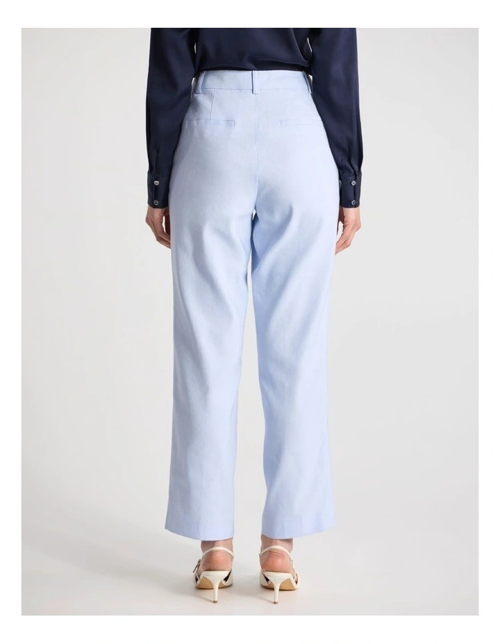 Della Straight Leg Pant in Hydrangea Blue image 3
