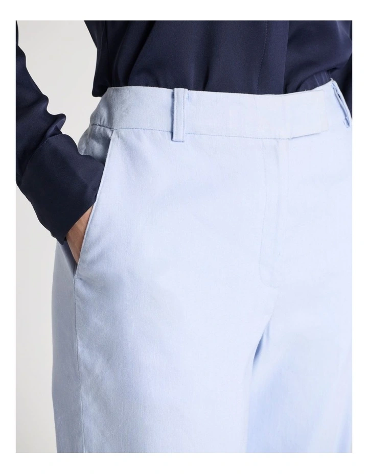 Della Straight Leg Pant in Hydrangea Blue image 4