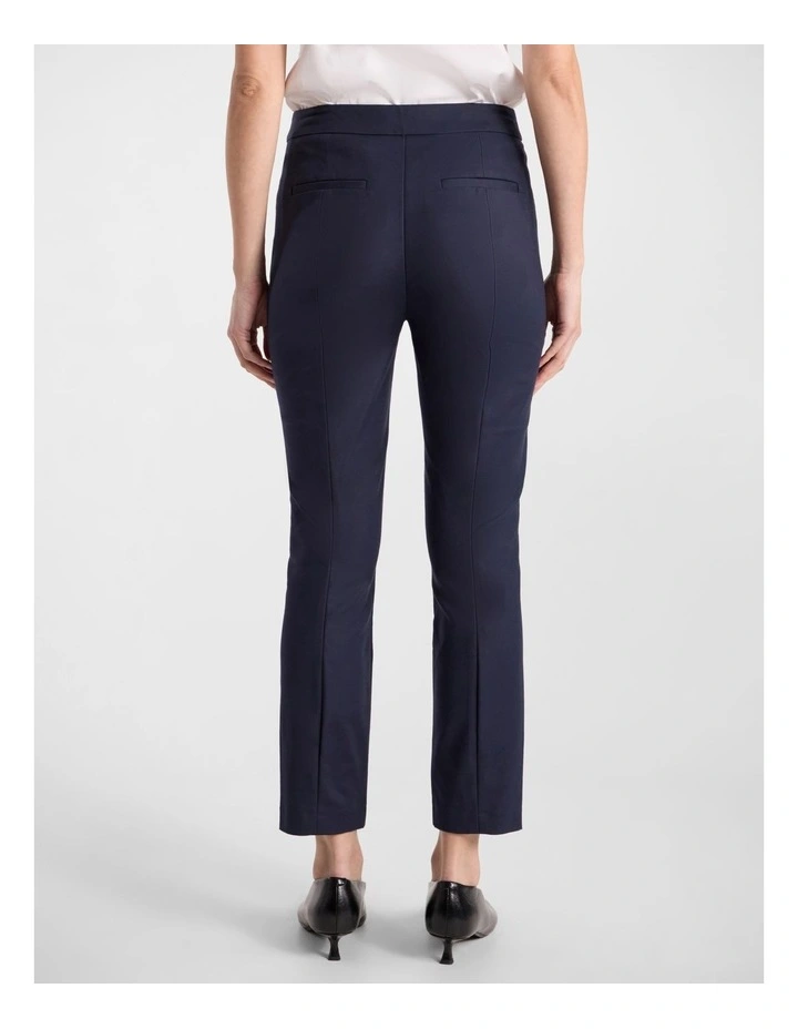 Sarah Compact Cotton Pant in Ink image 5