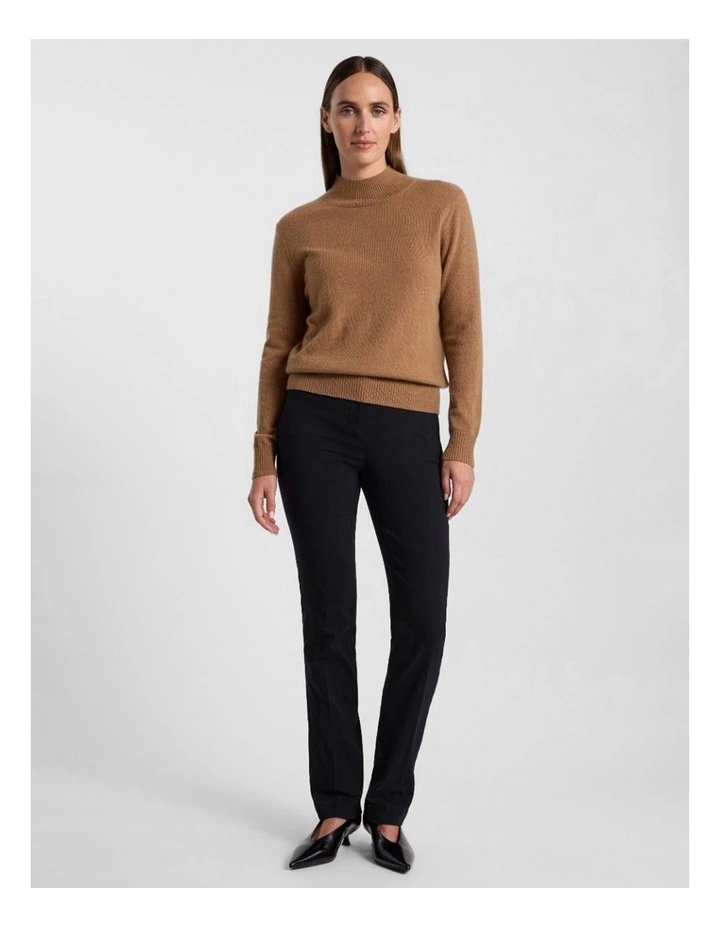 Bennie Bengaline Pant in Black image 2