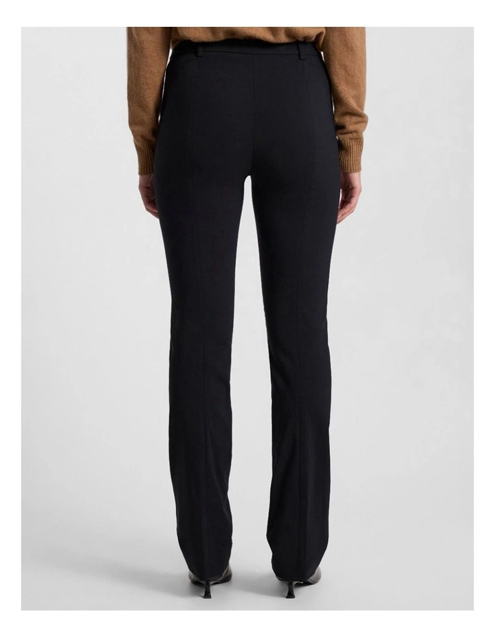 Bennie Bengaline Pant in Black image 3