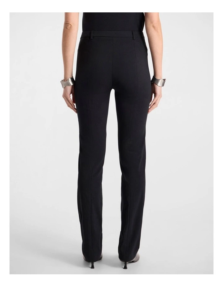 Bennie Bengaline Pant in Black image 3