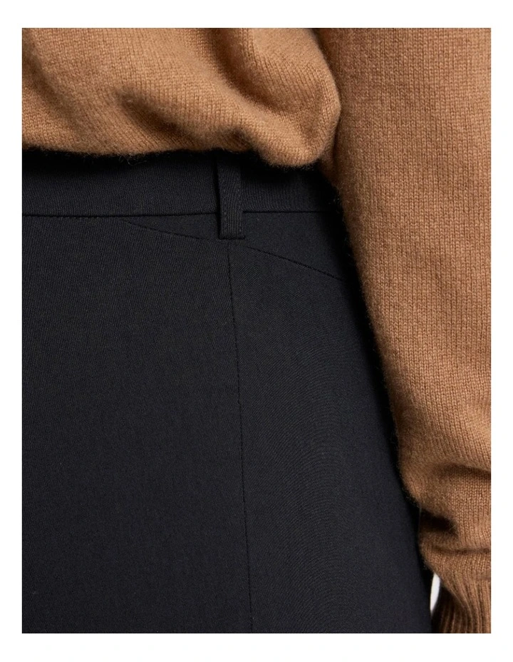 Bennie Bengaline Pant in Black image 4