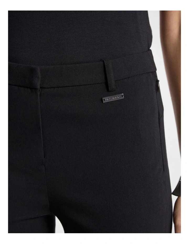 Bennie Bengaline Pant in Black image 5