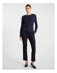 Bennie Bengaline 7/8 Pant in Ink