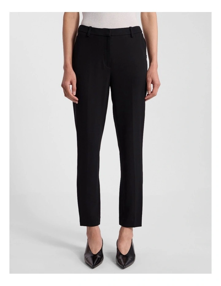 Edna Tapered Pant in Black image 1