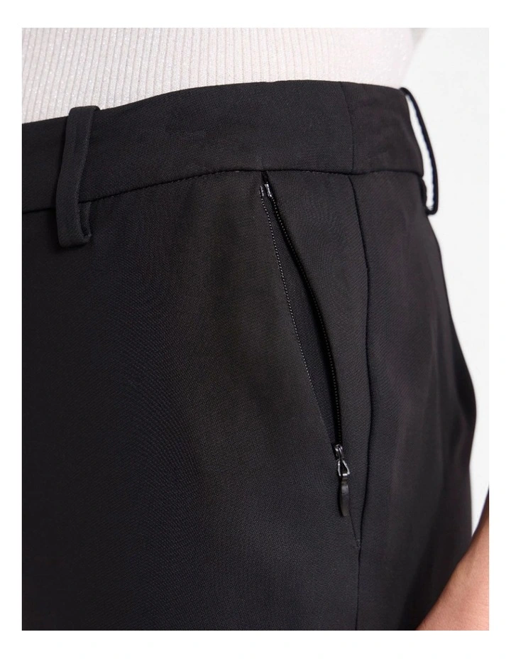 Edna Tapered Pant in Black image 4