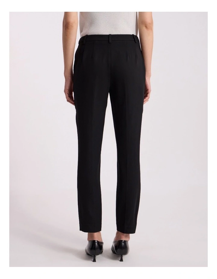 Edna Tapered Pant in Black image 4