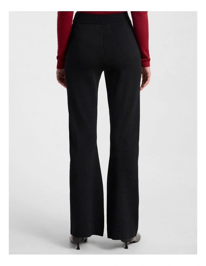 Margot Milano Knit Pant in Black image 3