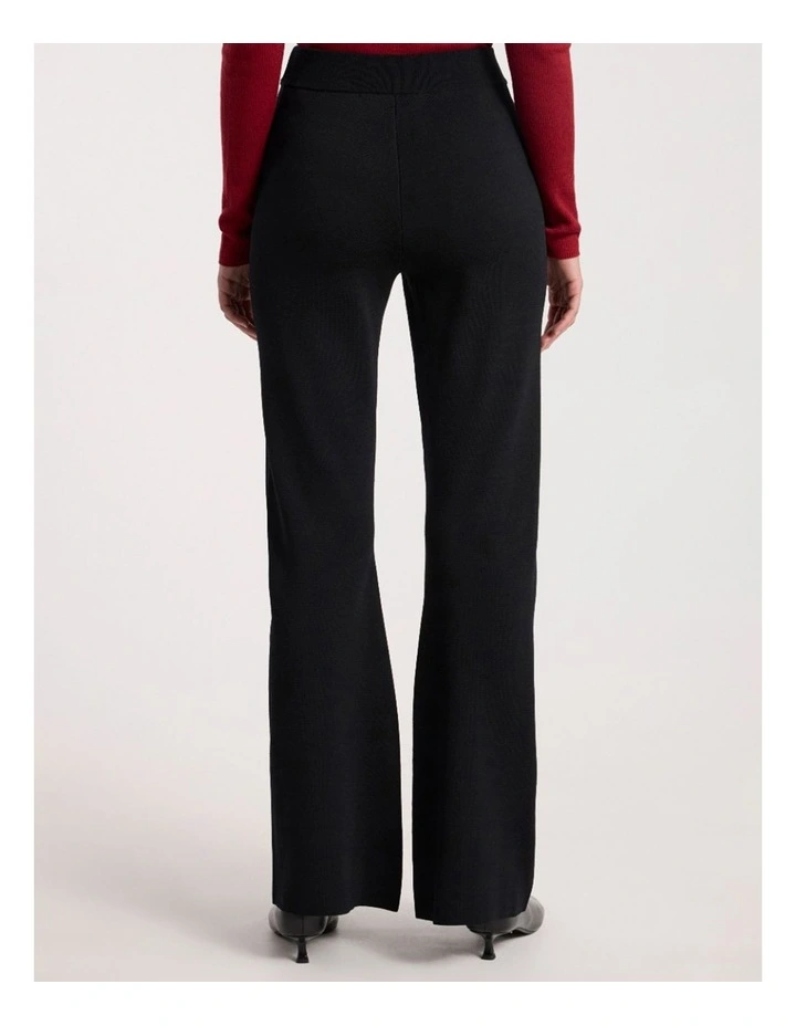 Margot Milano Knit Pant in Black image 5