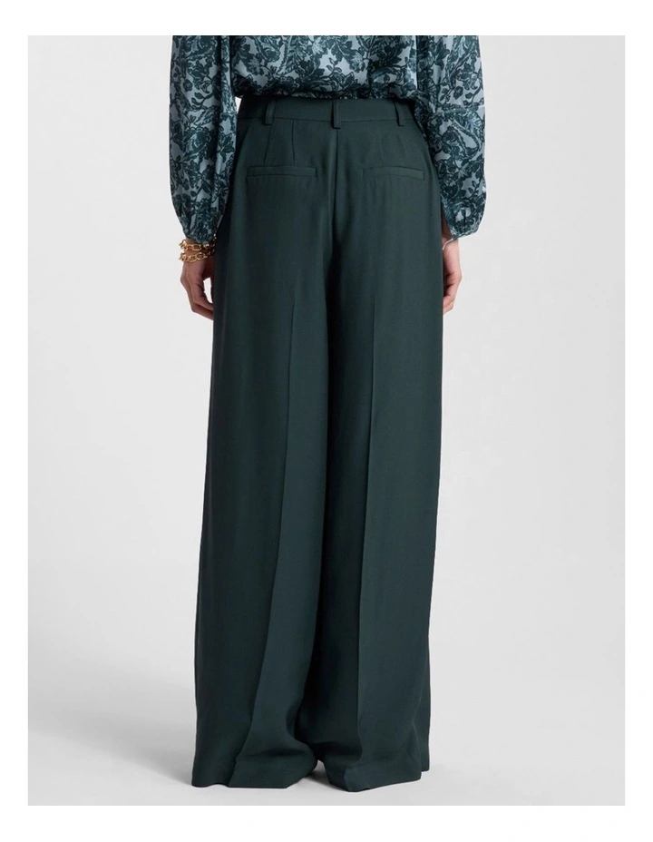 Bronte Wide Leg Pant in Deep Pine image 3