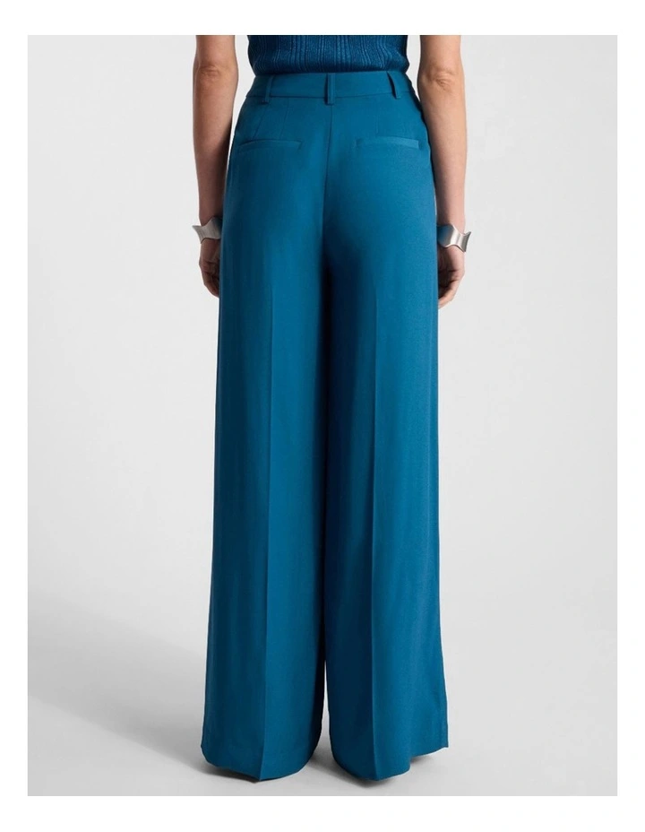 Bronte Wide Leg Pant in Prussian Blue image 3