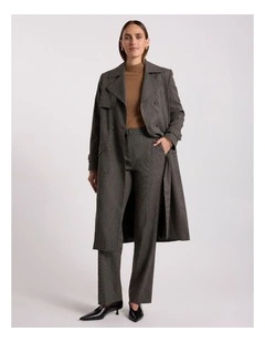 Tasman Straight Leg Pant in Brown Multi