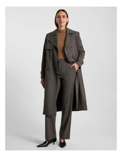 Tasman Straight Leg Pant in Brown Multi