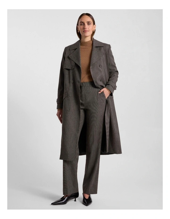 Tasman Straight Leg Pant in Brown Multi image 1