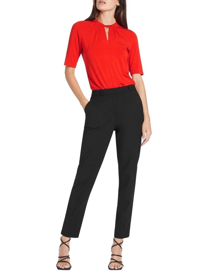 Stevie Tapered Pant in Black image 1