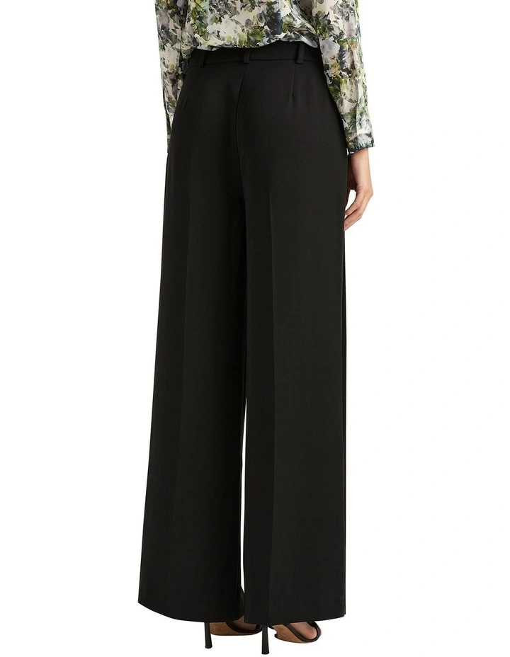 Bart Wide Leg Pant in Black image 2