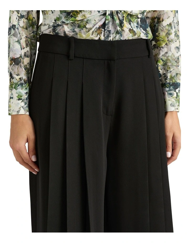Bart Wide Leg Pant in Black image 4