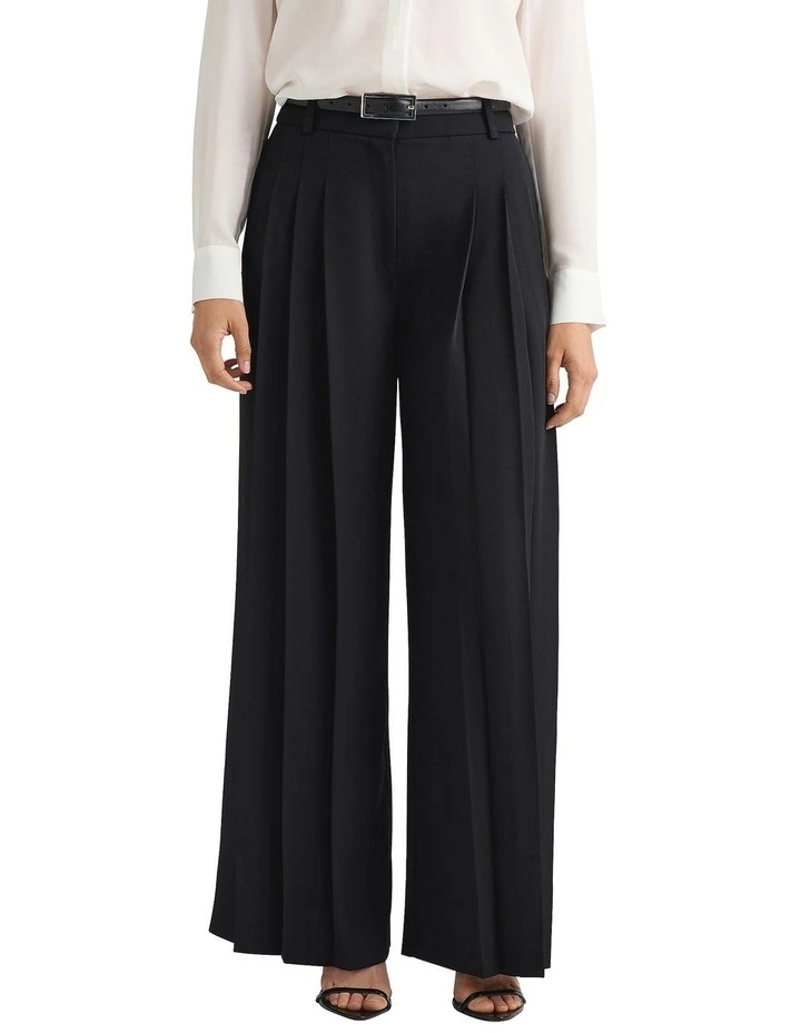 Florence Wide Leg Pant in Black image 2