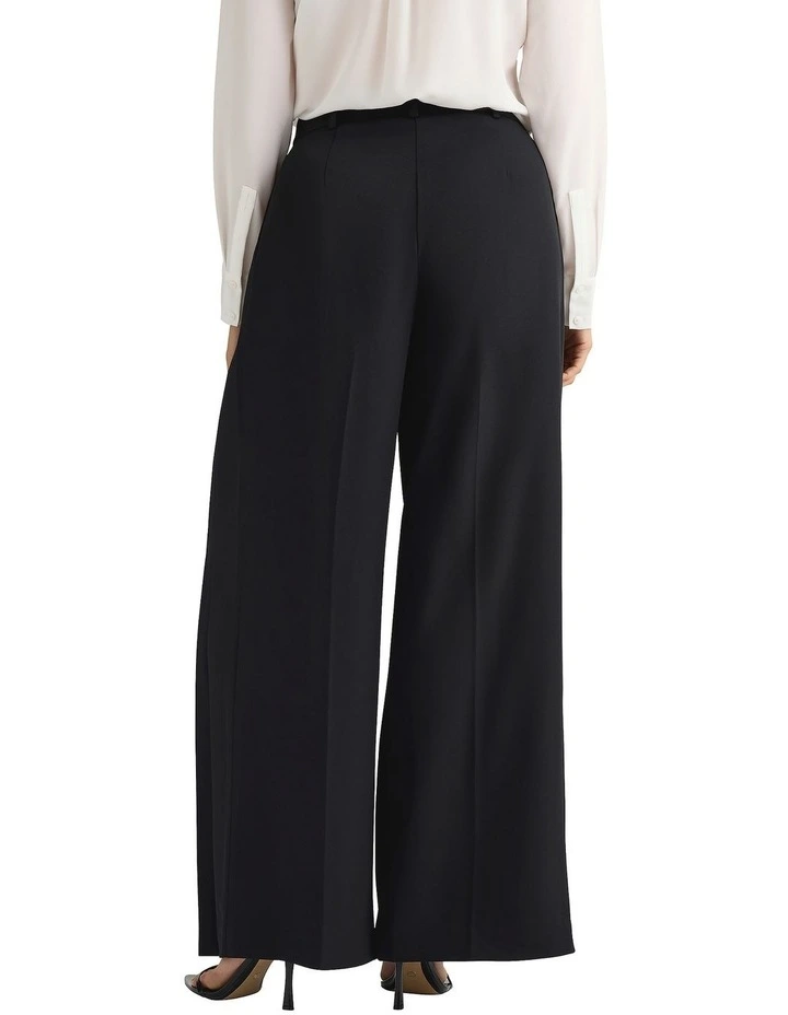 Florence Wide Leg Pant in Black image 4