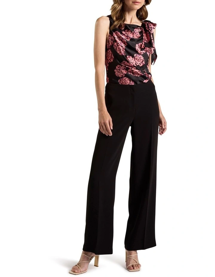 Verna Crepe Pant in Black image 1