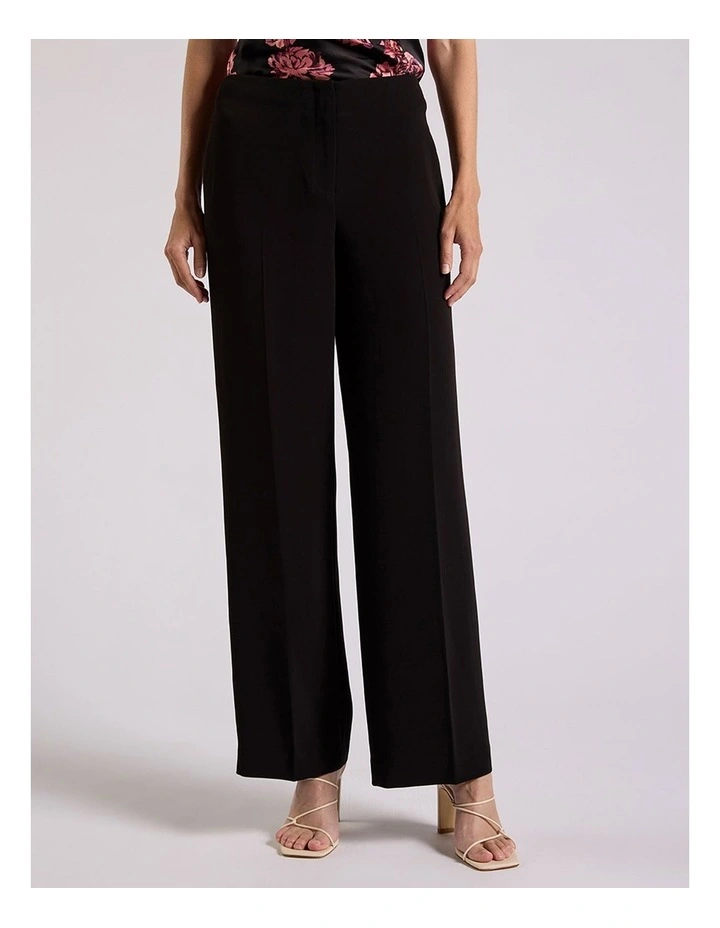 Verna Crepe Pant in Black image 2