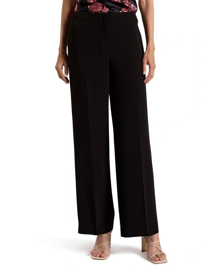 Verna Crepe Pant in Black image 2