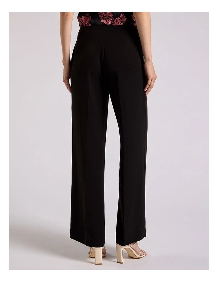 Verna Crepe Pant in Black image 3