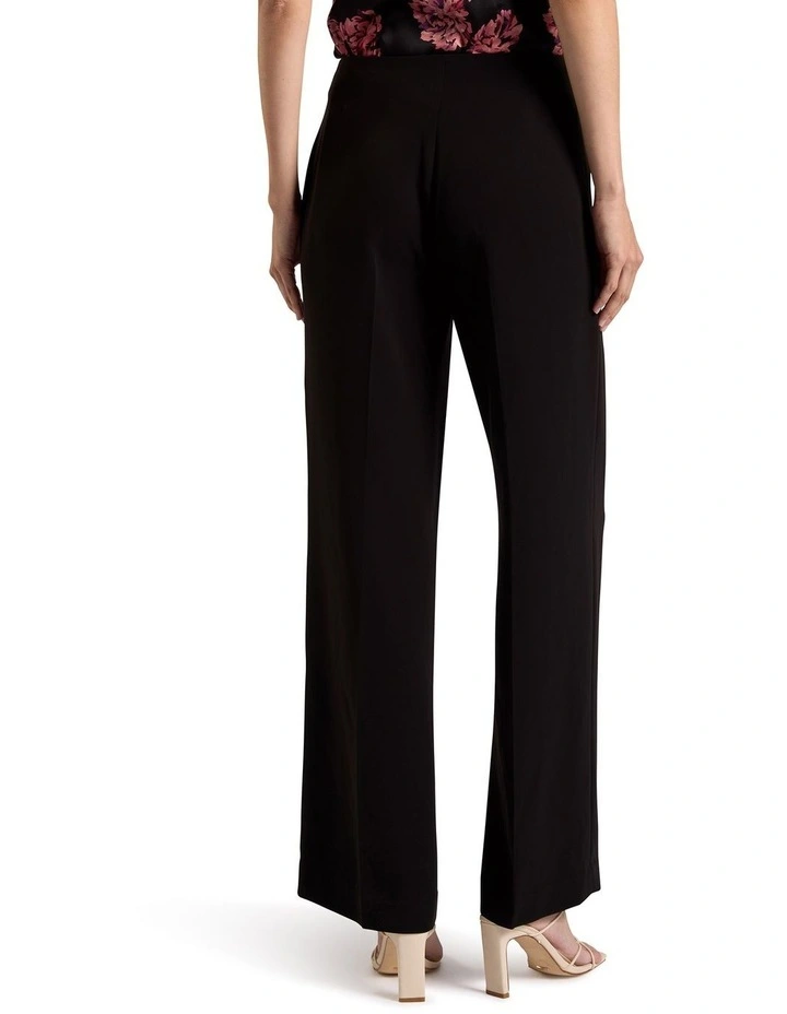 Verna Crepe Pant in Black image 4