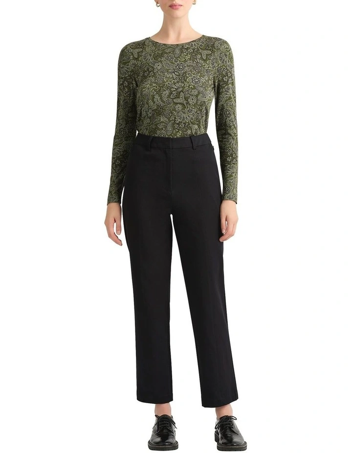 Colton Slim Leg Pant in Black image 1