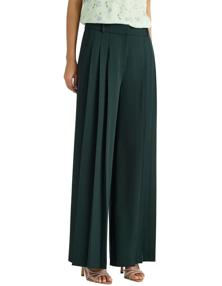 Bart Wide Leg Pant in Peacock image 4