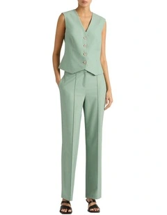 Hugo Wide Leg Pant in Eucalyptus