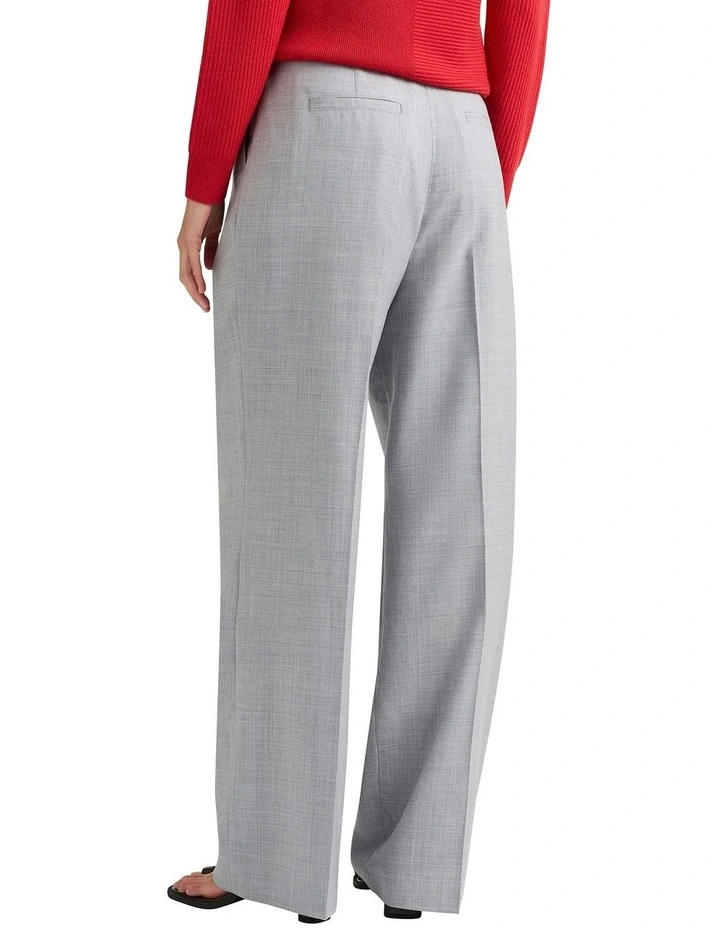 Marcia Wide Leg Pant in Anthracite Melange image 4