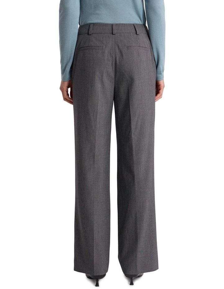 Coco Wide Leg Pant in Black/White image 5