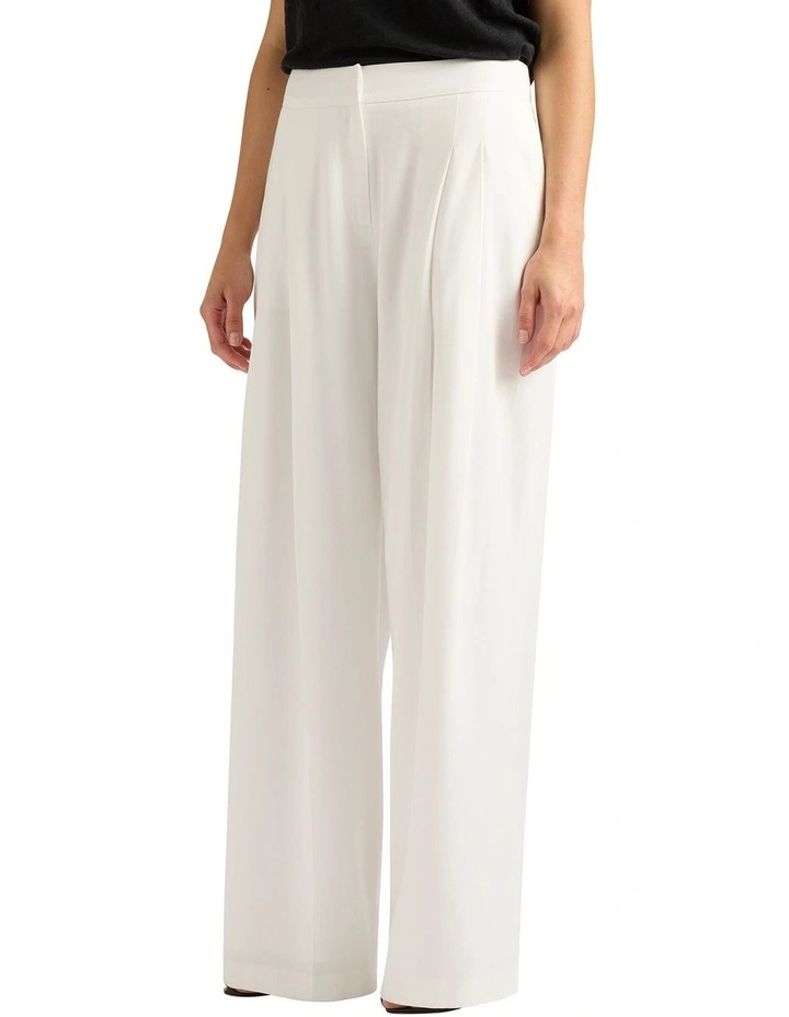 Zodia Wide Leg Pant in Ivory image 3