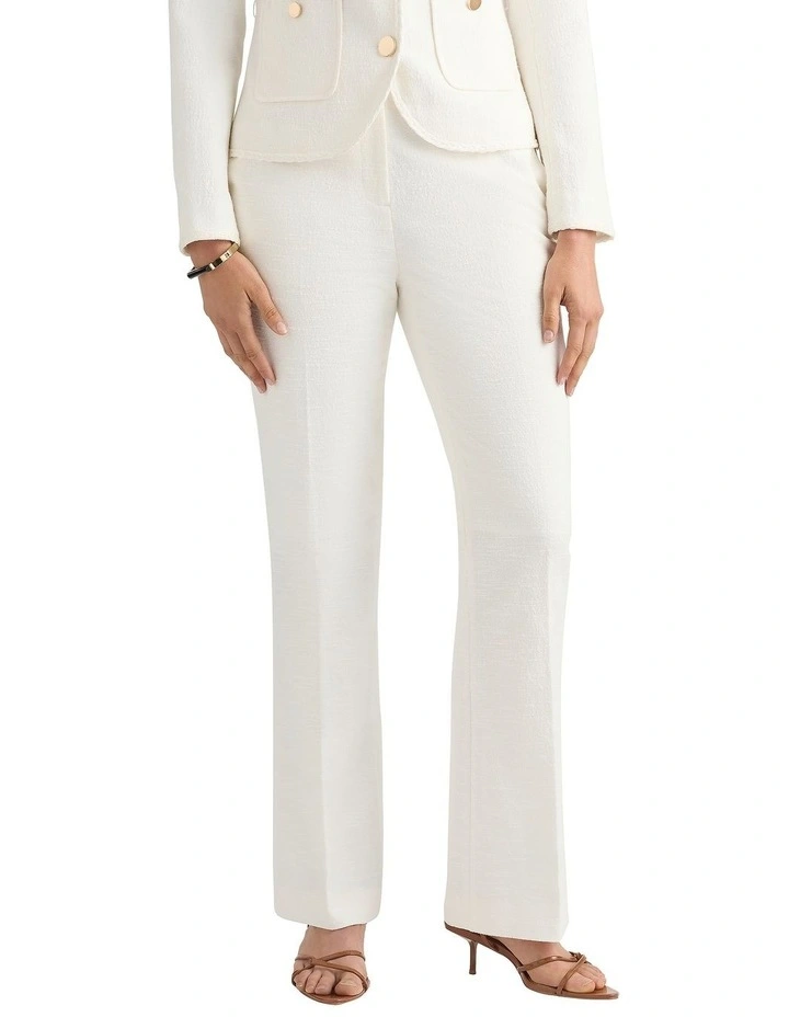 Mabon Textured Pant in Ivory image 2