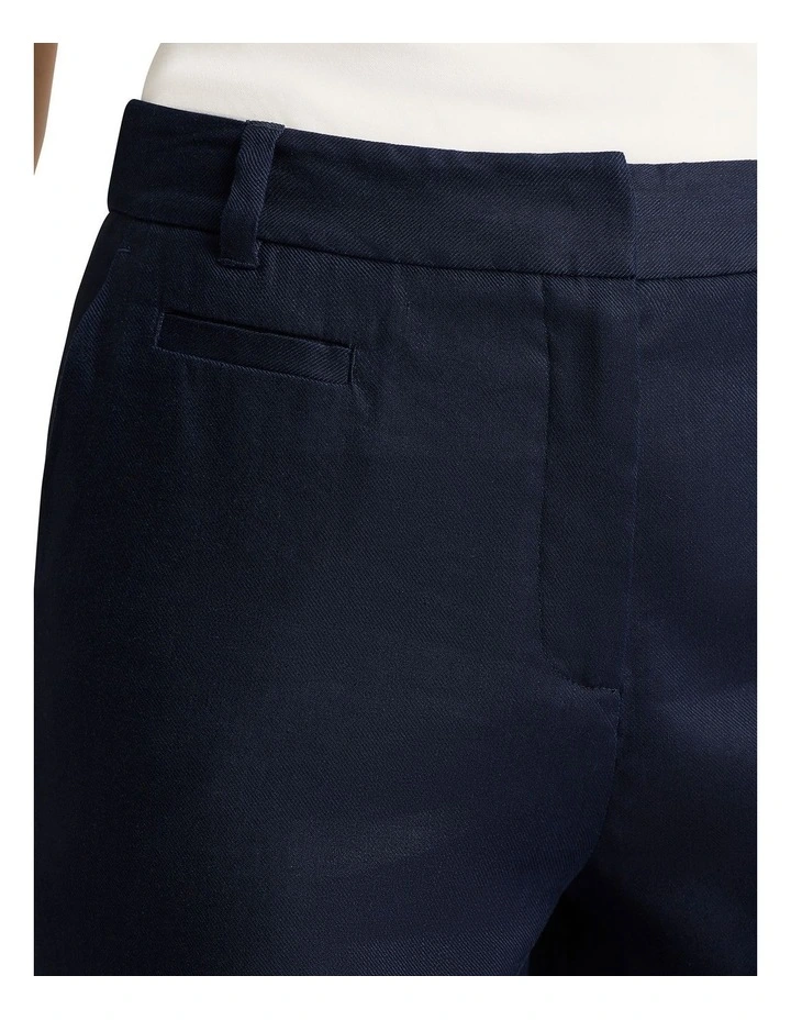Phillip Linen Blend Pant in Navy image 3
