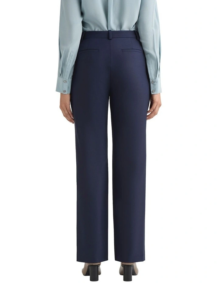 Hugo Wide Leg Pant in Navy image 4