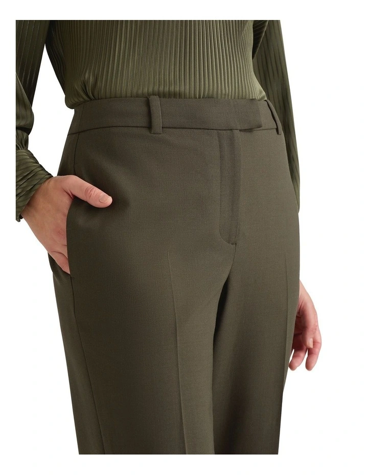 Arthur Wool Blend Pant in Olive image 4