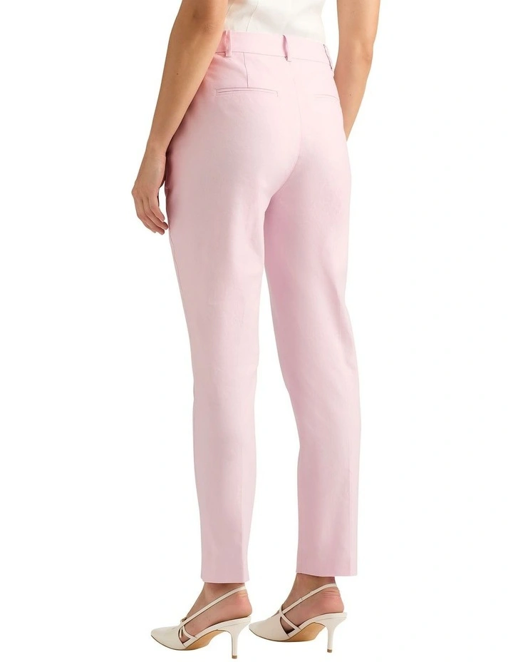 Lark Linen Blend Pant in Shell image 2