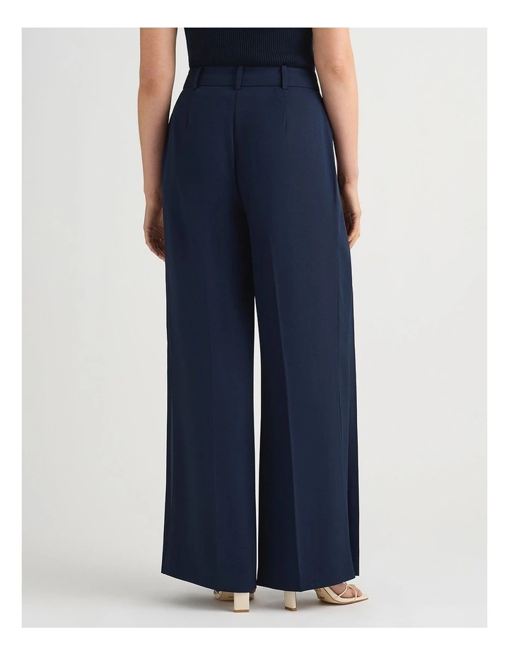Florence Wide Leg Pant in Navy image 3