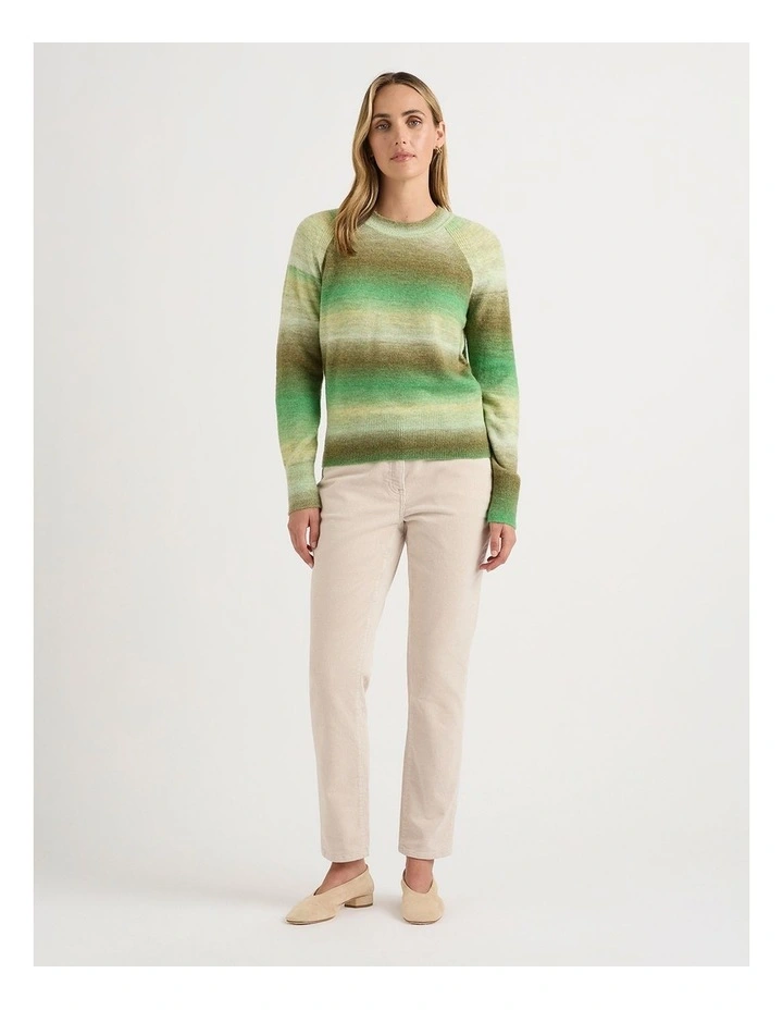 Celine Corduroy Pant in Bone image 1