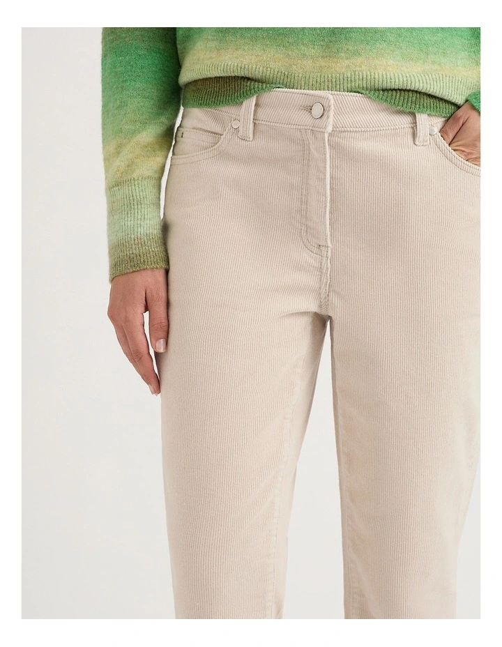 Celine Corduroy Pant in Bone image 4