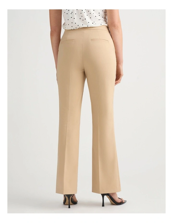 Aniston Cotton Flare Pant in Malt image 3