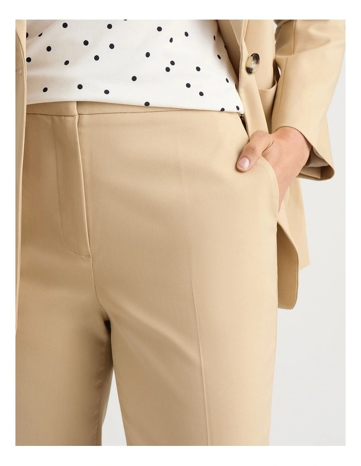 Aniston Cotton Flare Pant in Malt image 4