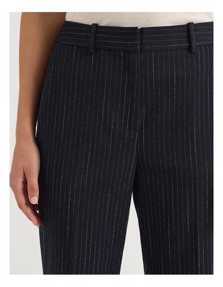 Emeris Pinstripe Pant in Caviar Stripe image 4