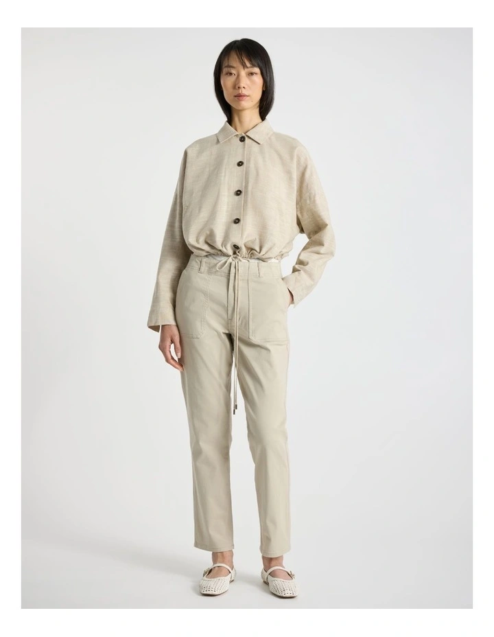 Harris Utility Pant in Parchment image 1