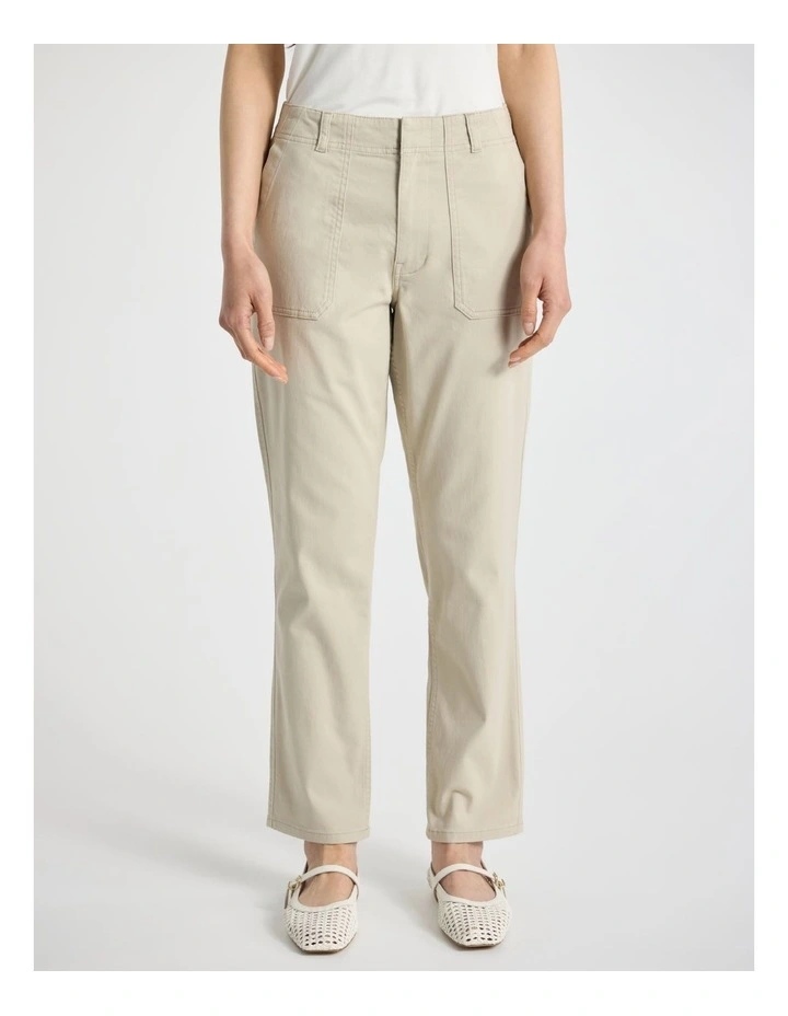 Harris Utility Pant in Parchment image 2